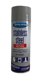 Chai xịt đánh bóng và làm sạch bề mặt inox Sprayway 841
